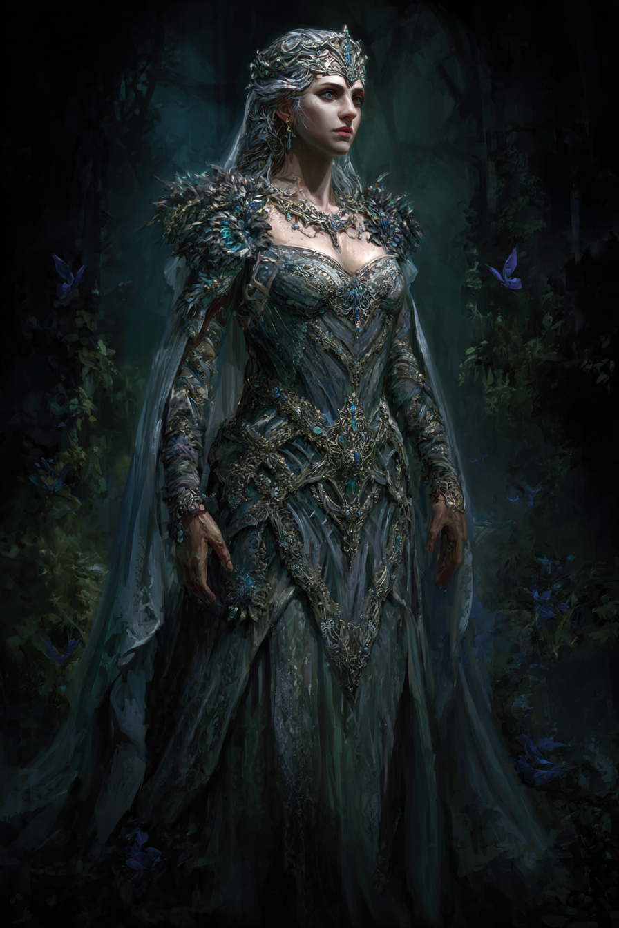 Aurelia, the Glory-Goddess in mortal form