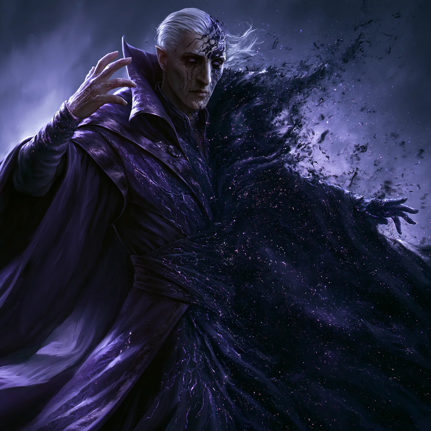 The Deepening Mage, a wizard being unmade by the Void
