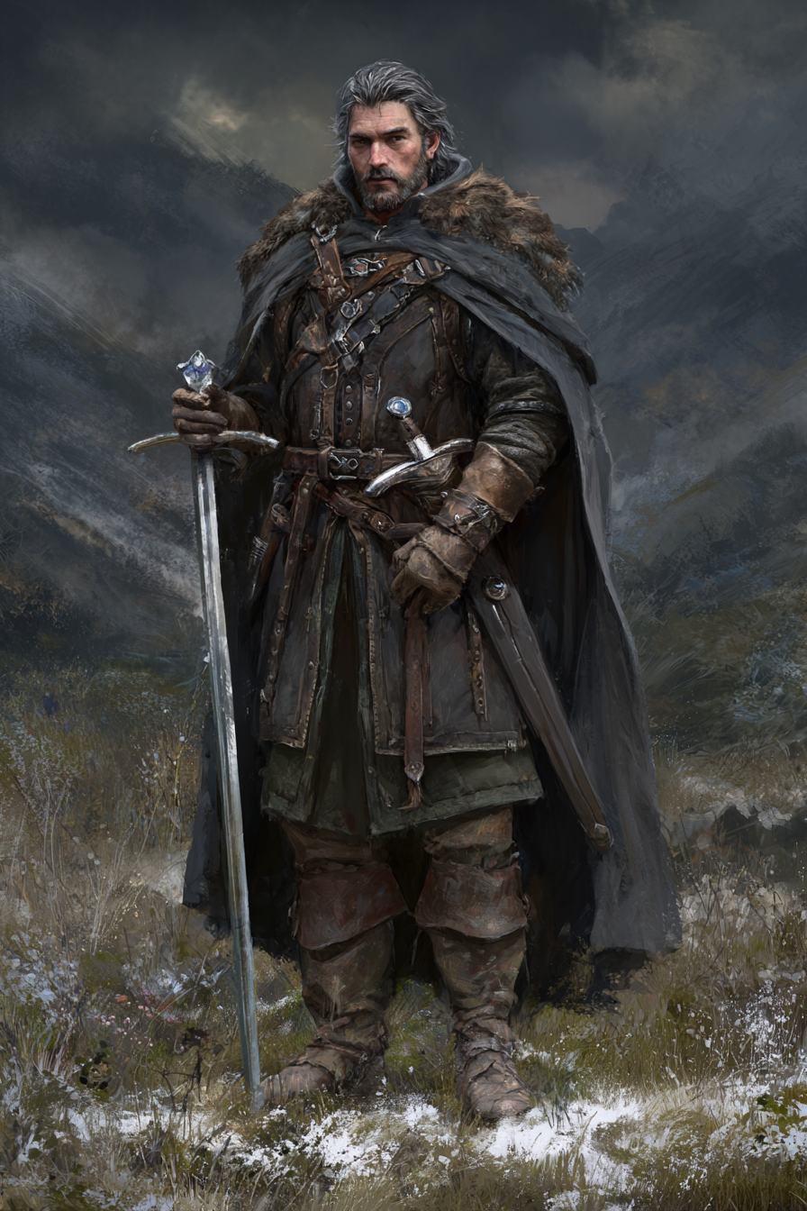 A weathered ranger of the failing northern Marches