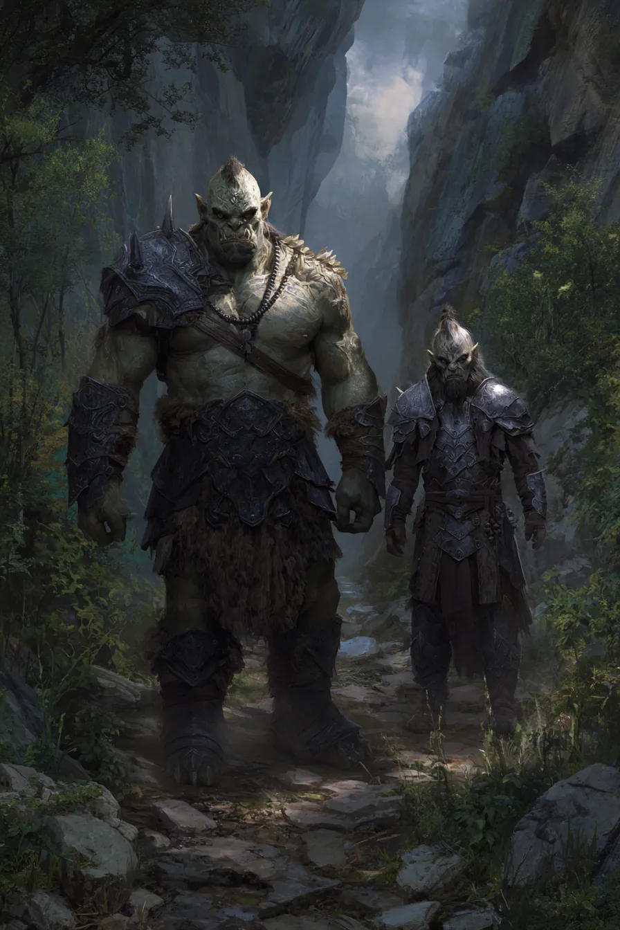 Trolls and ogres, brute Void-twisted mockeries of the giants
