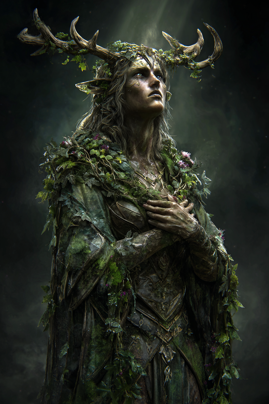The Earth Mother, Maren, goddess of the living world