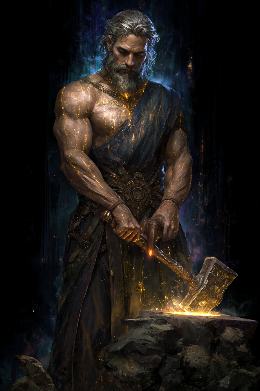 The Smith, the divine craftsman and maker of the dwarves