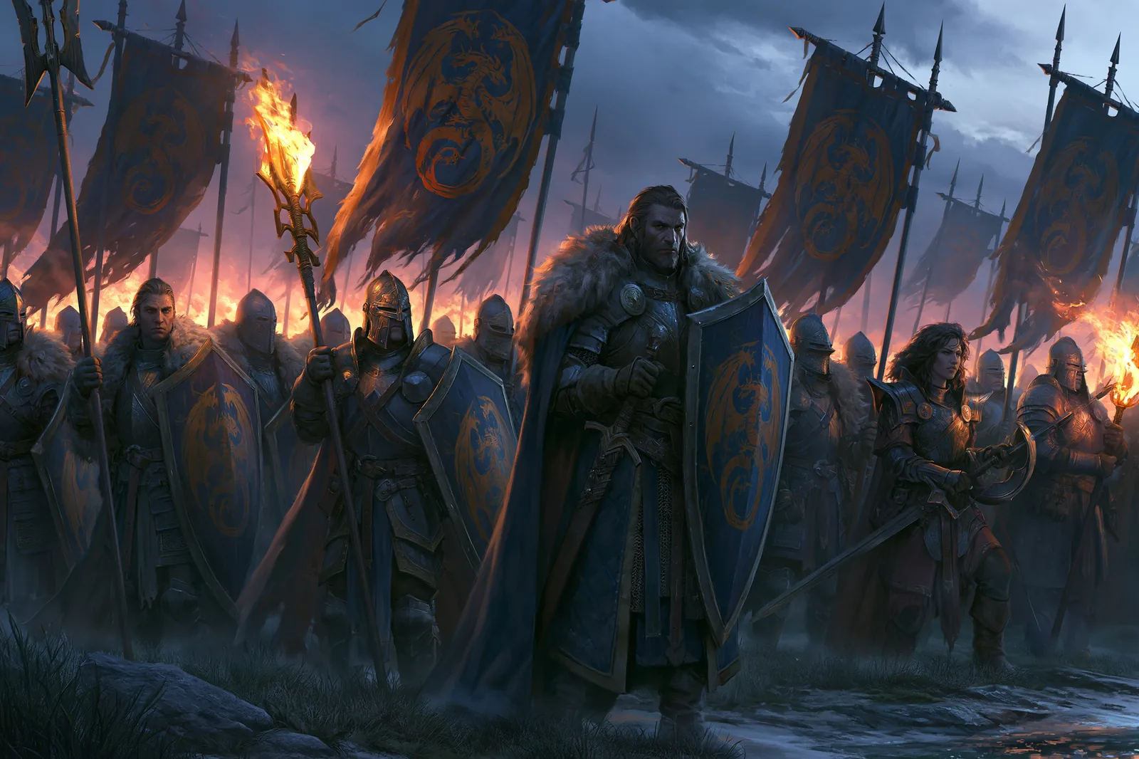 A sworn brotherhood of knights and rangers, the Martial order