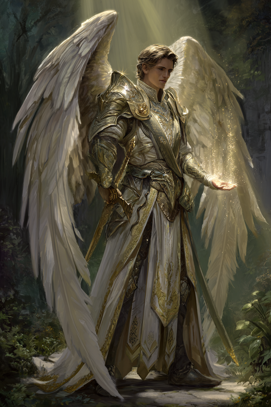 A radiant angel of the Faithful, the Devotional order