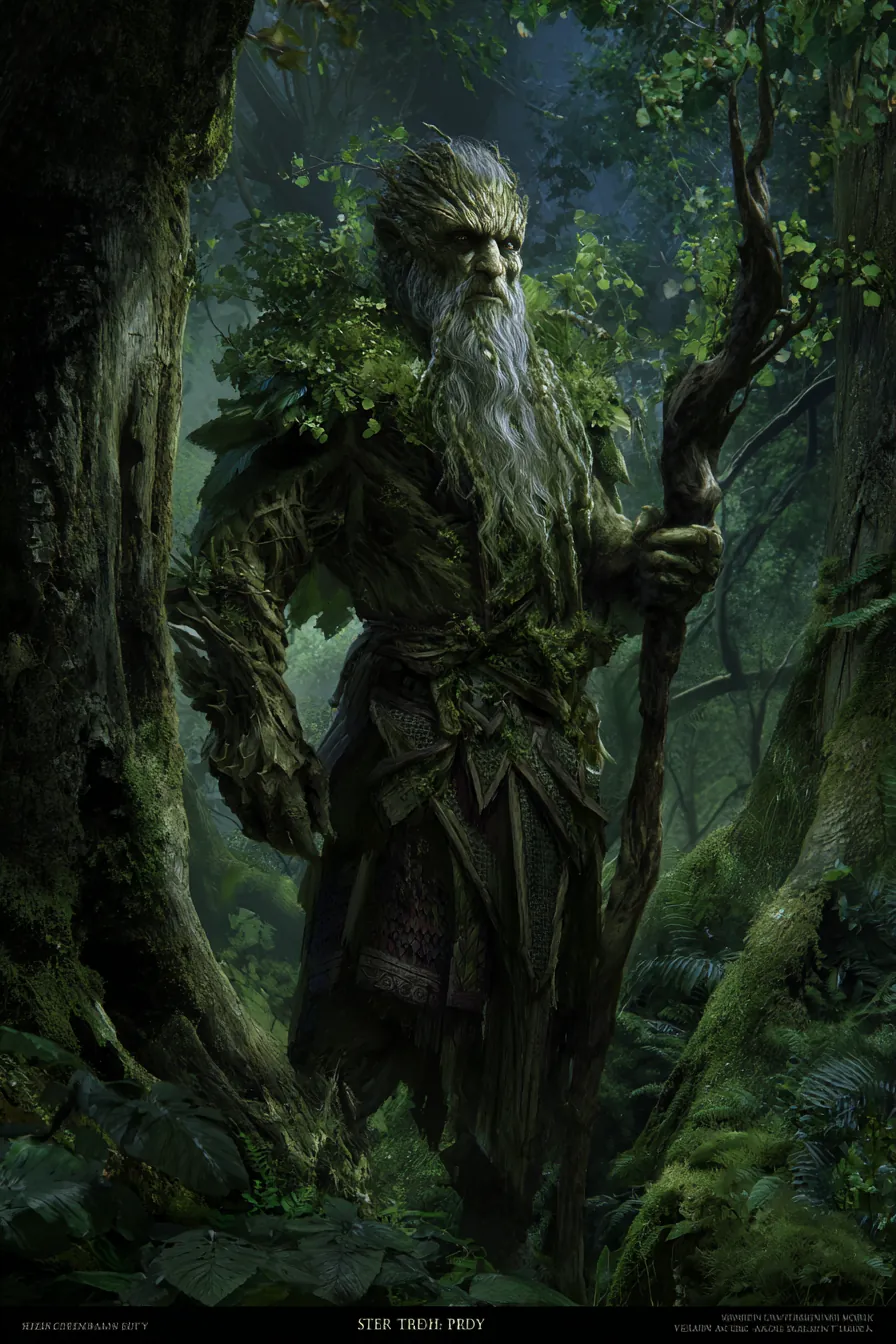 A tree-shepherd, an elder warden of the primeval wood